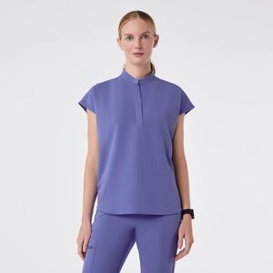 Figs Blueberry Rafaela Scrub Top